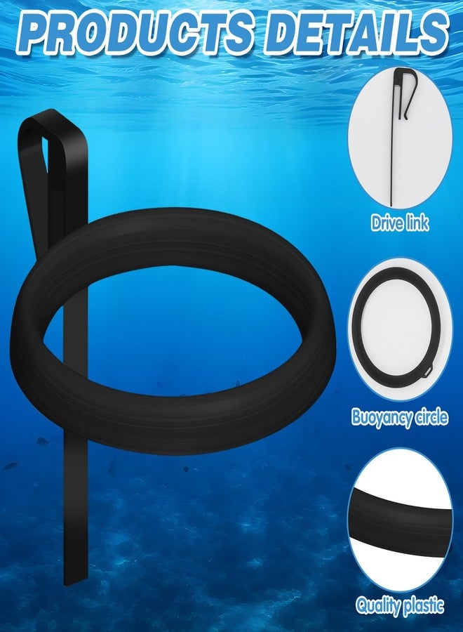 CYUXING Clip On Fish Feeding Ring for Fish Tank, Non-Shedding Food Holder, Fits 3-15mm Glass, Keeps Floating FishFood in Place, Great for Betta and Rimless Tanks - Image 3